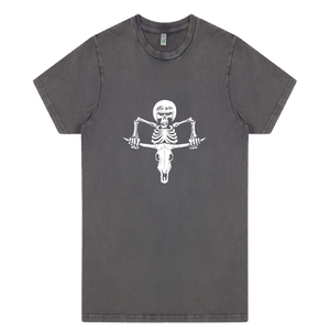 Riding Bones (Stone Wash Grey)