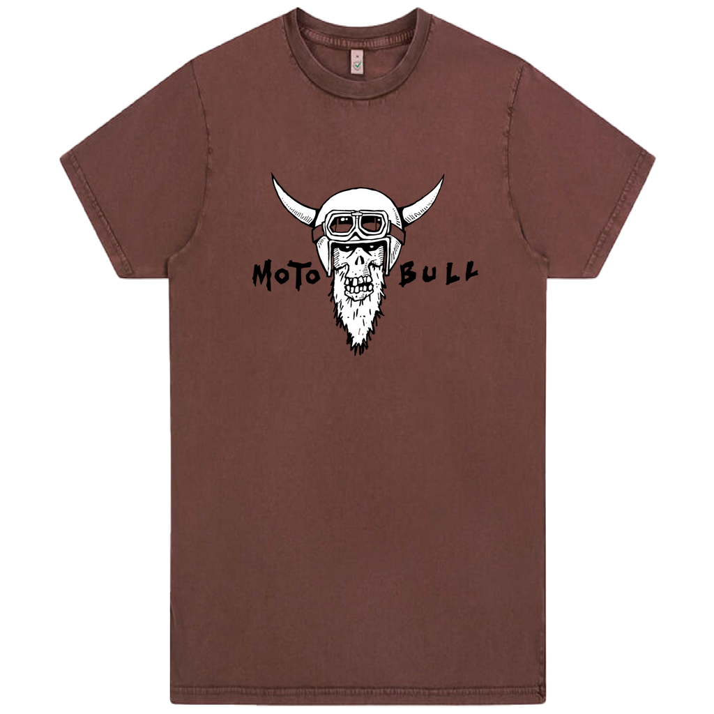 MotoBull Viking (Stone Wash Burgundy) - MotoGirl Ltd