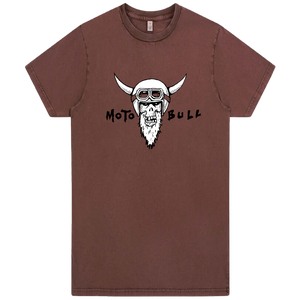 MotoBull Viking (Stone Wash Burgundy)