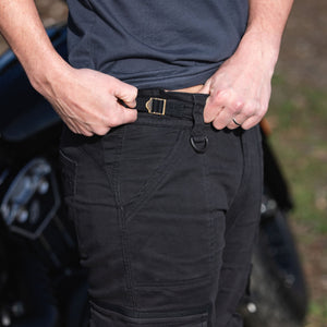 Ryan Cargo Black Trousers