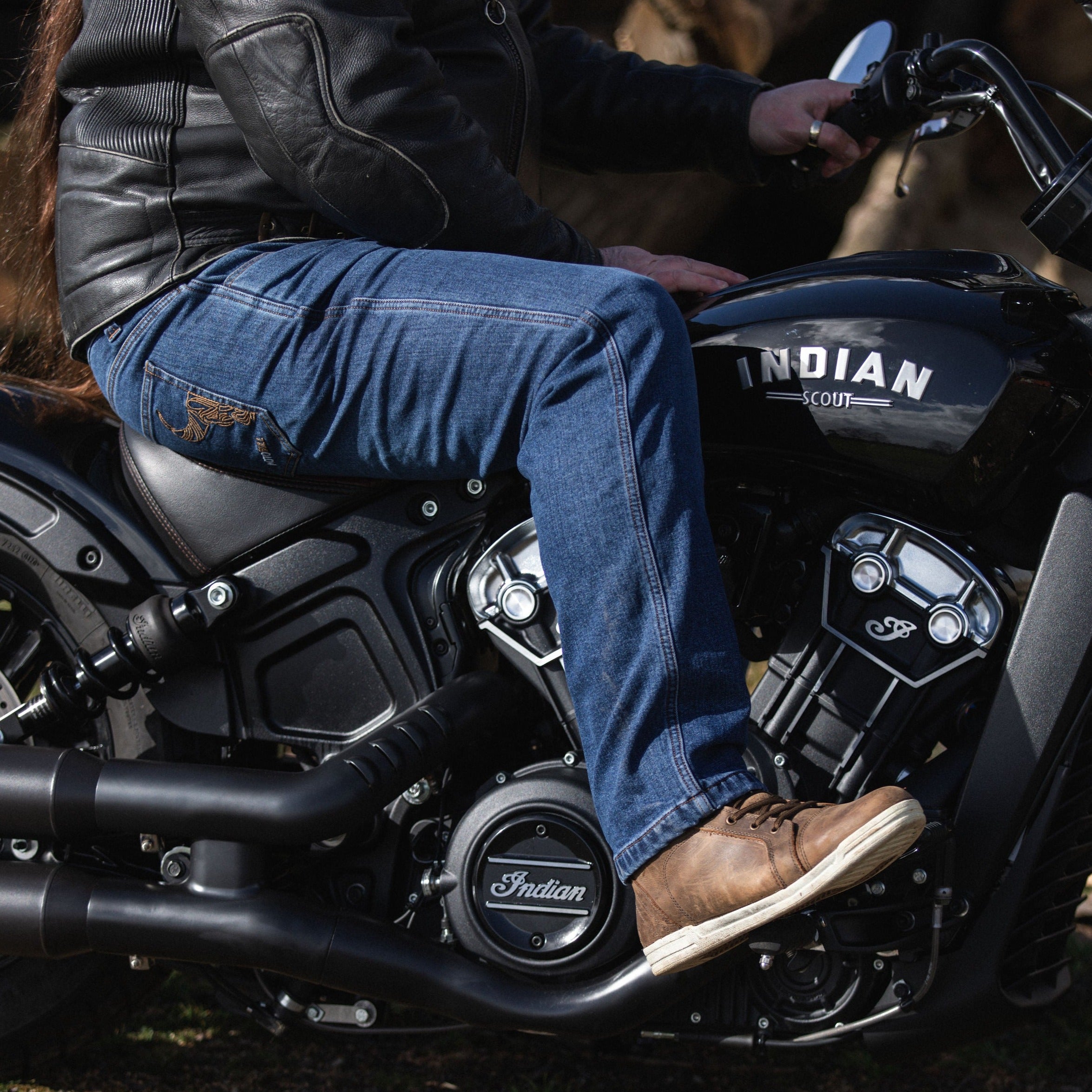MotoBull Blue Jeans - MotoGirl Ltd