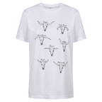 Bull Types (White) - MotoGirl Ltd
