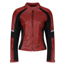 Load image into Gallery viewer, Fiona Red Leather Jacket
