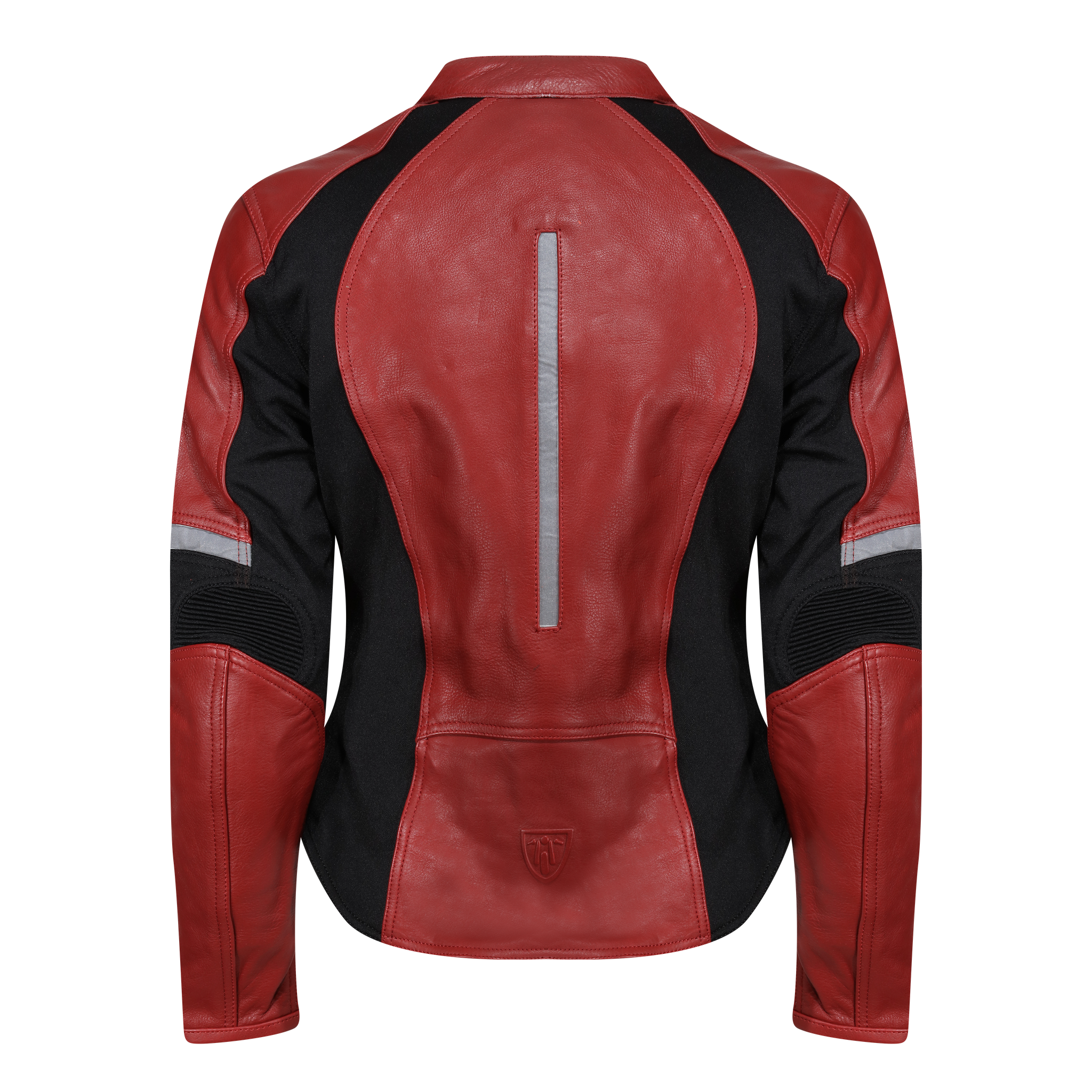 Fiona Red Leather Jacket - MotoGirl Ltd