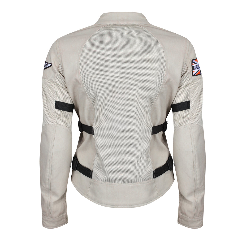Jodie Summer Jacket (Natural) - MotoGirl Ltd