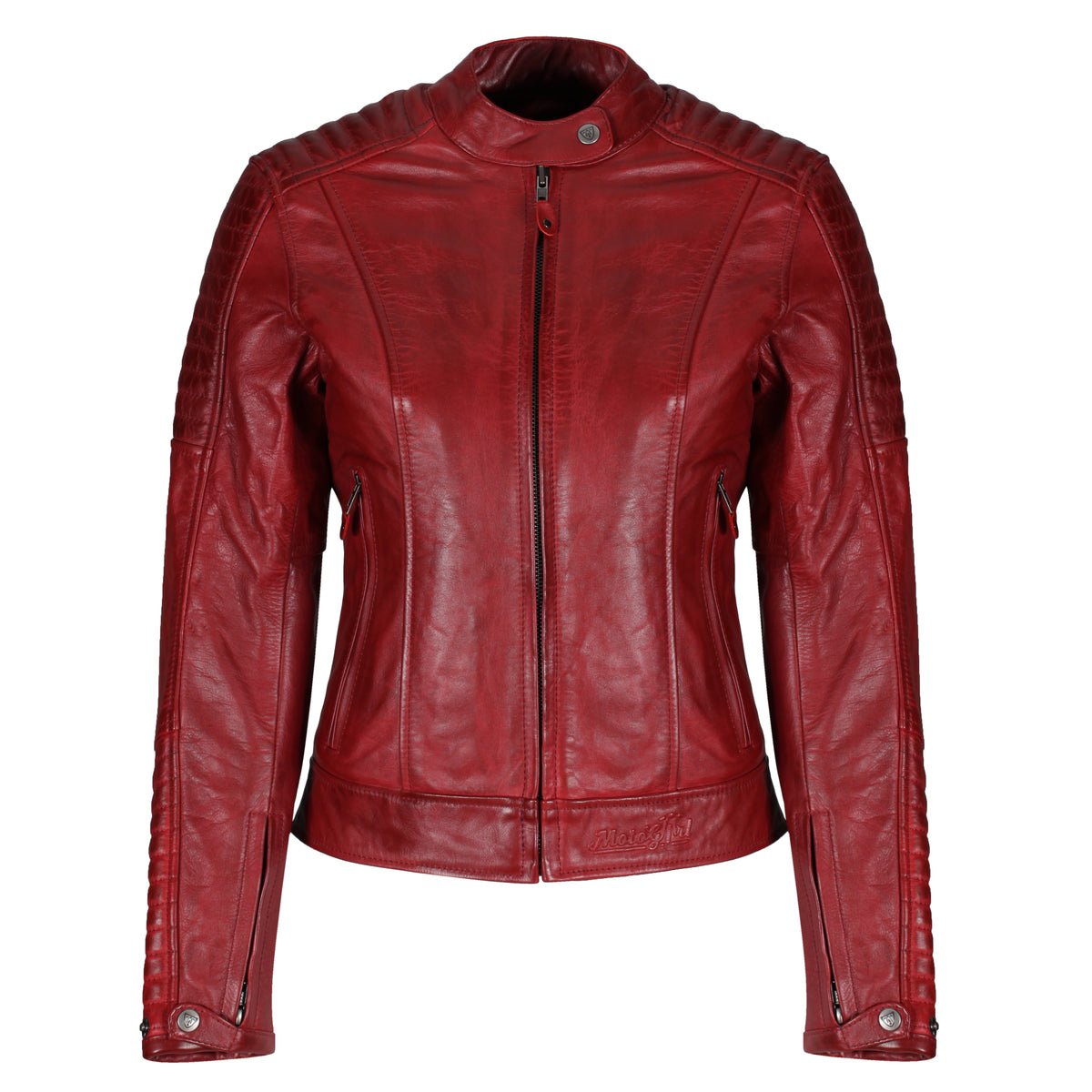 Valerie Red Leather Jacket – MotoGirl Ltd