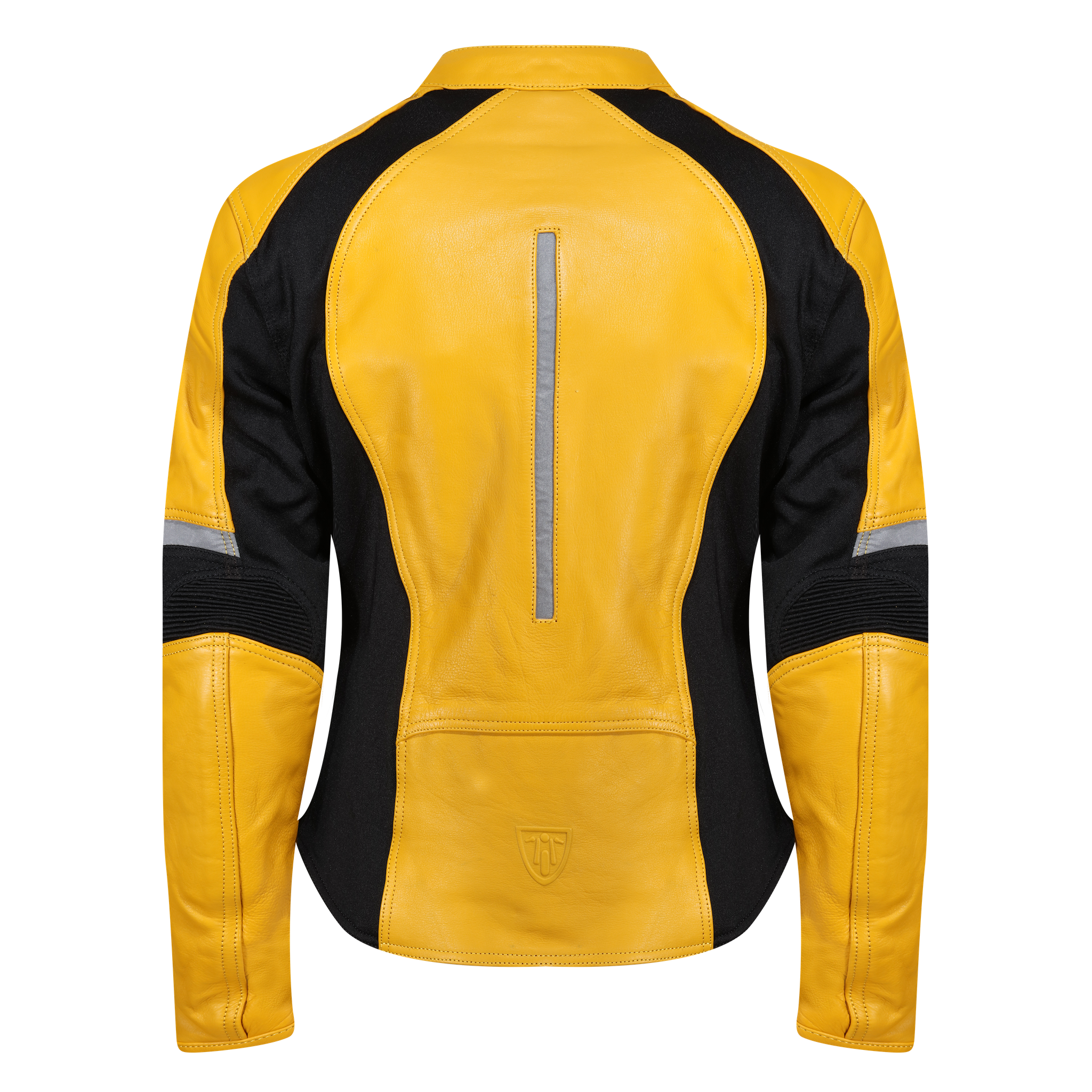 Fiona Yellow Leather Jacket - MotoGirl Ltd