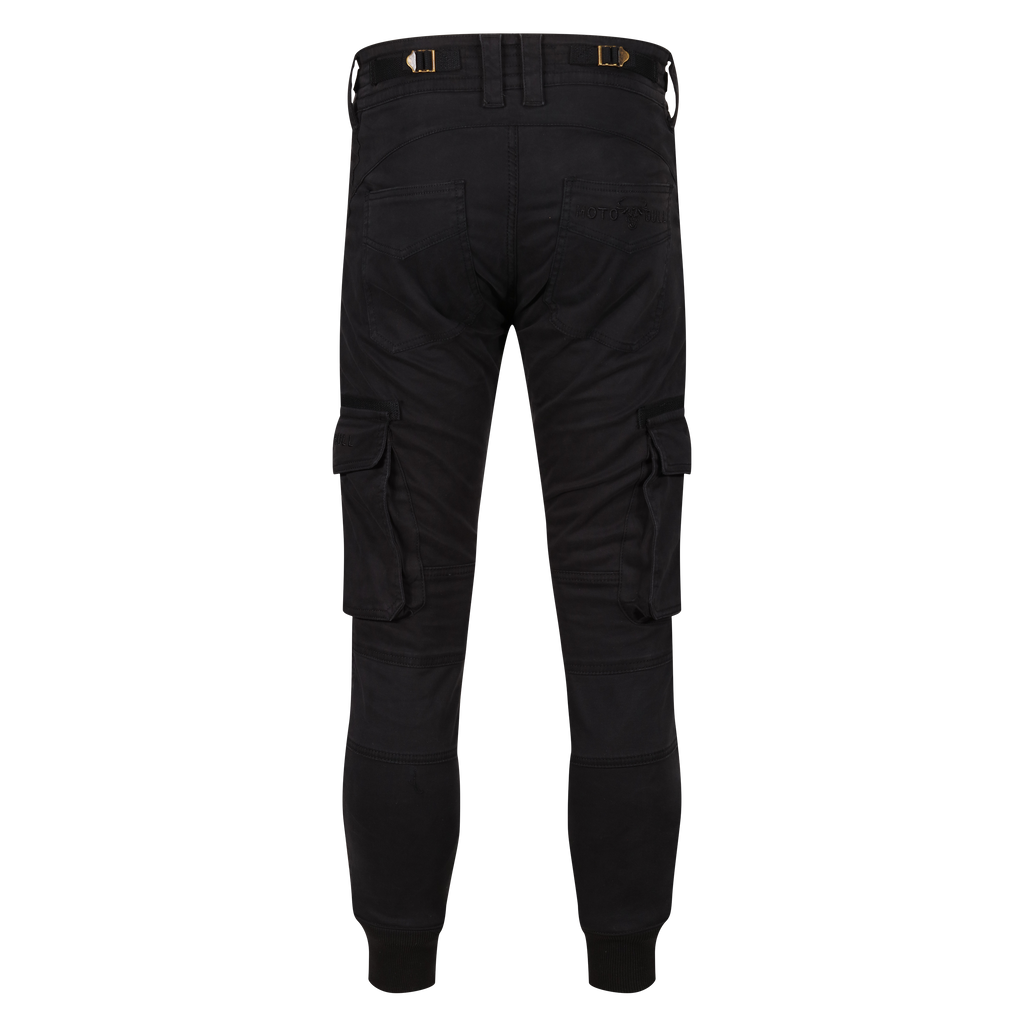 Ryan Cargo Black Trousers - MotoGirl Ltd