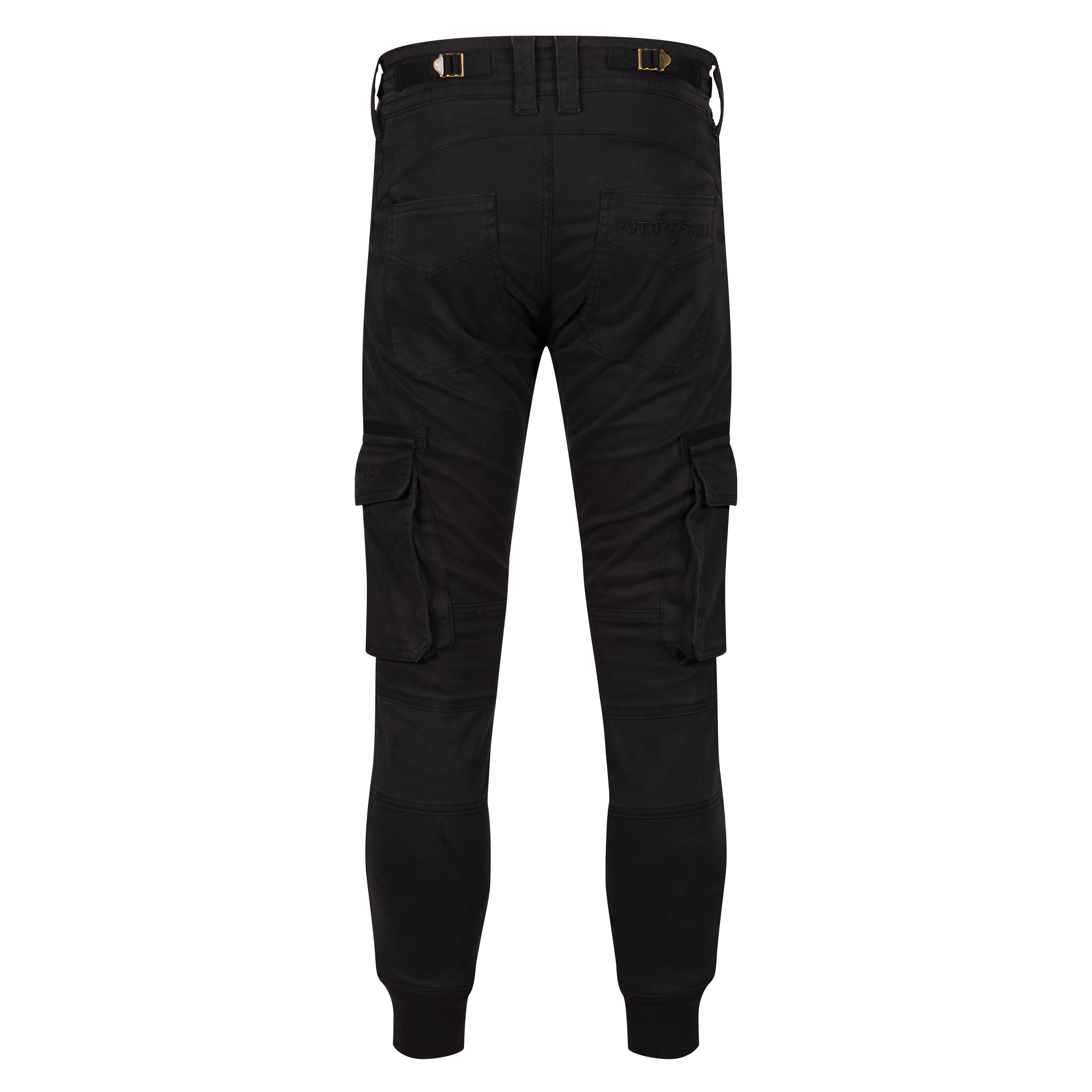 Ryan Cargo Black Trousers - MotoGirl Ltd