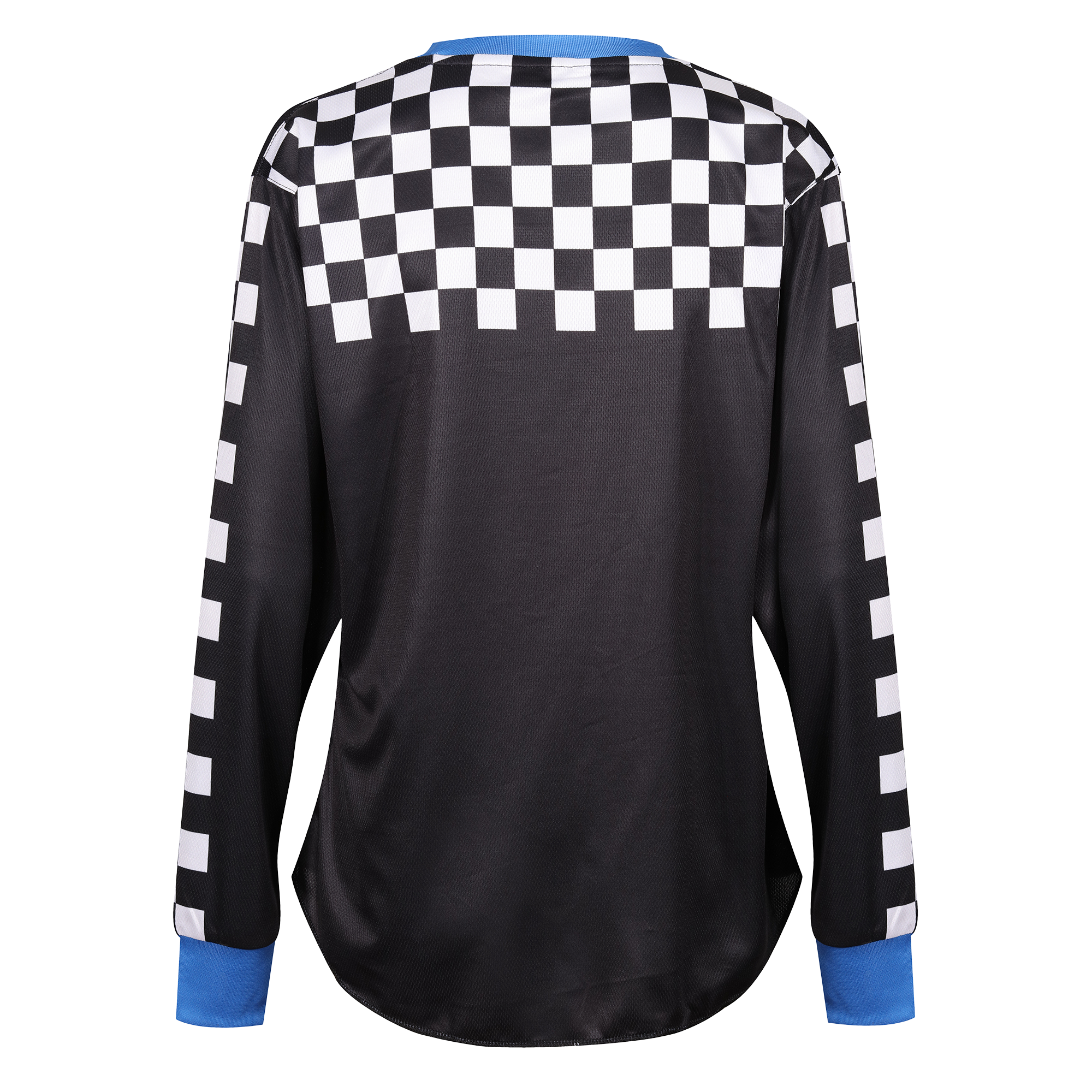 MX Shirt Chequered Blue - MotoGirl Ltd