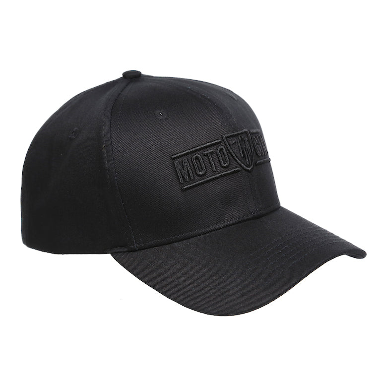 MotoGirl Black Logo Cap - MotoGirl Ltd