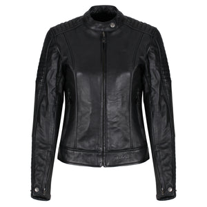 Valerie Black Leather Jacket – MotoGirl Ltd