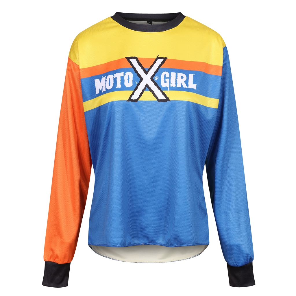 MX Shirt Hilly Blue - MotoGirl Ltd