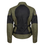 Jodie Summer Jacket (Khaki Green) - MotoGirl Ltd