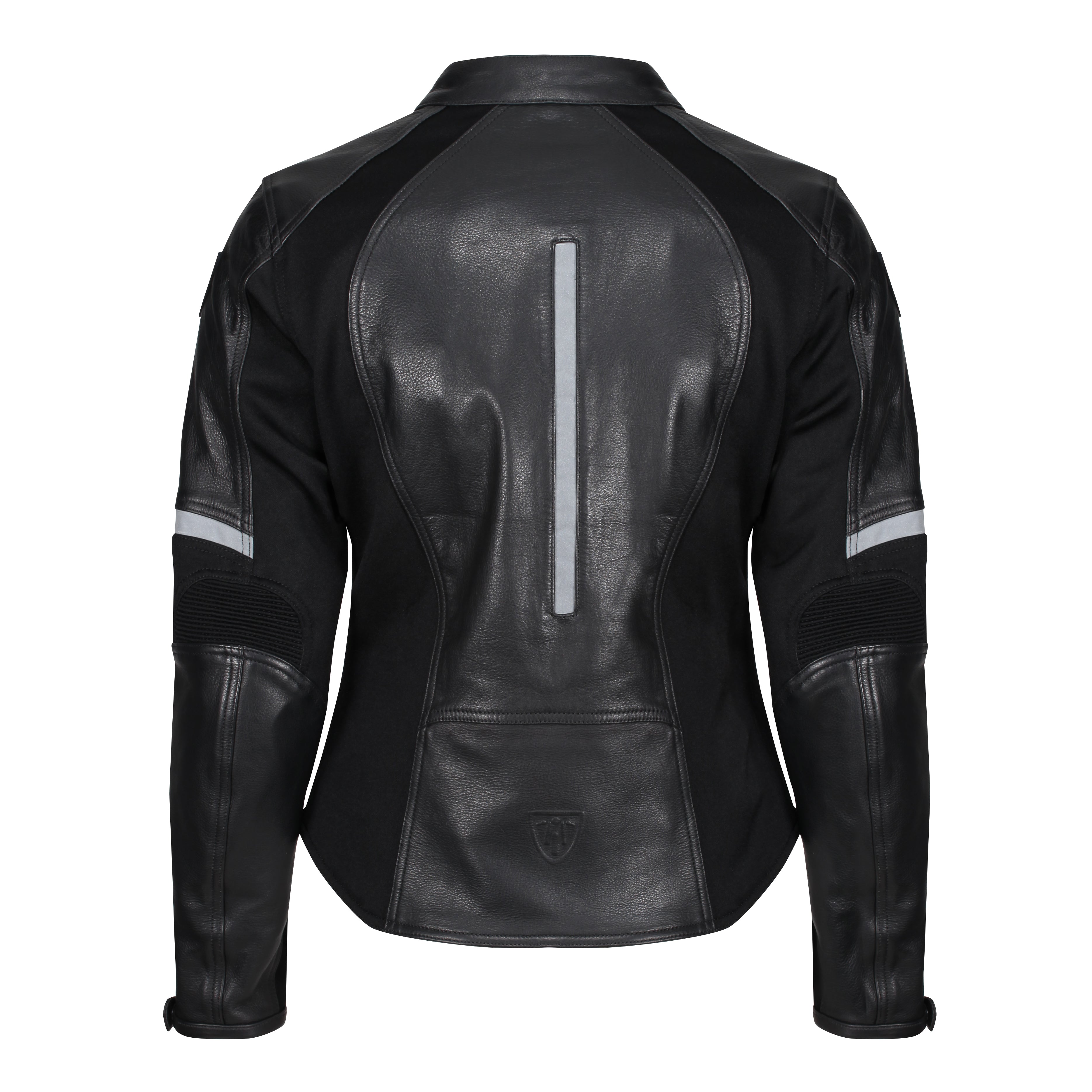 Fiona Black Leather Jacket - MotoGirl Ltd
