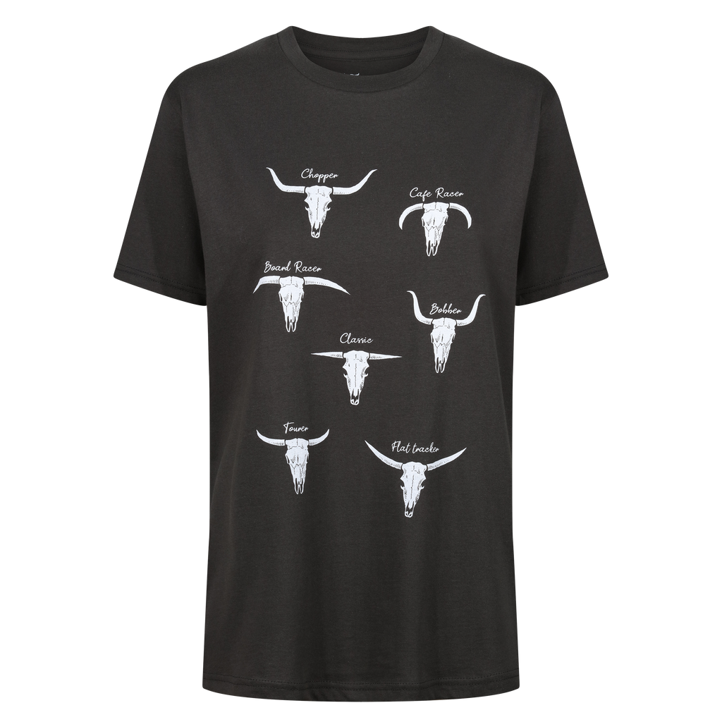 Bull Types (Dark Charcoal) - MotoGirl Ltd
