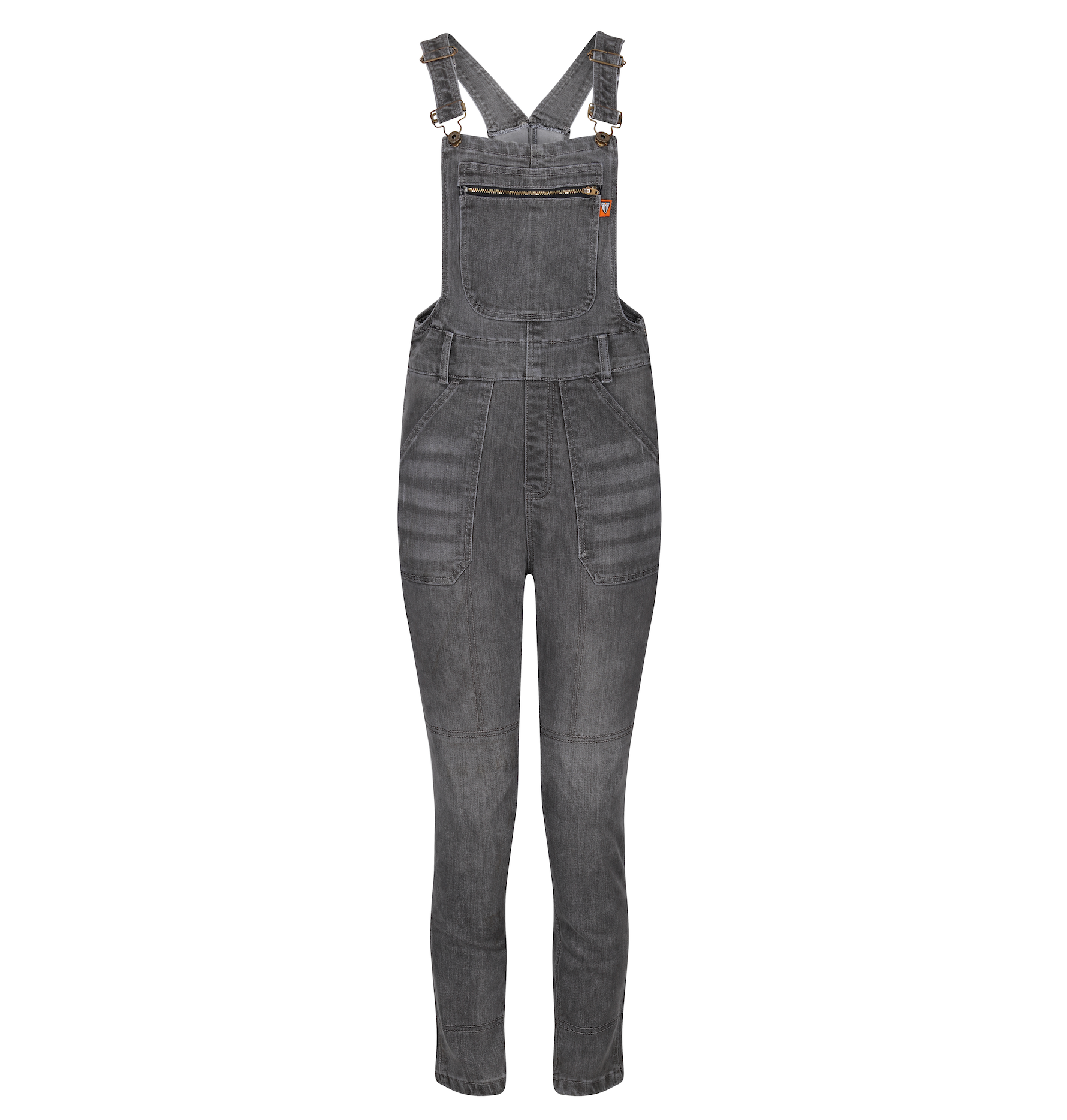 Daisy Grey Dungaree - MotoGirl Ltd