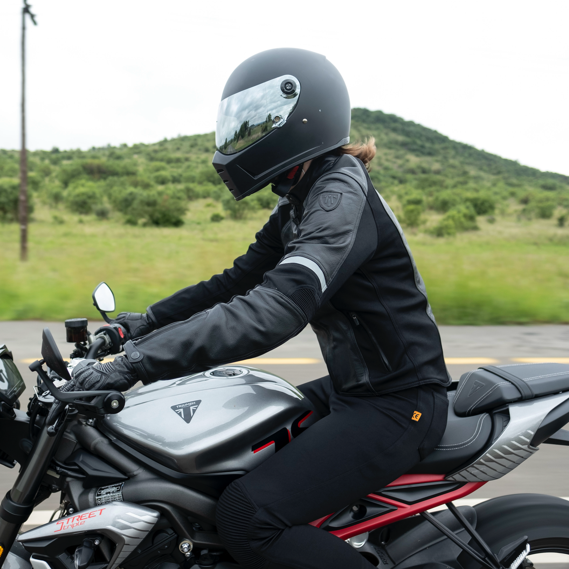 Fiona Black Leather Jacket - MotoGirl Ltd