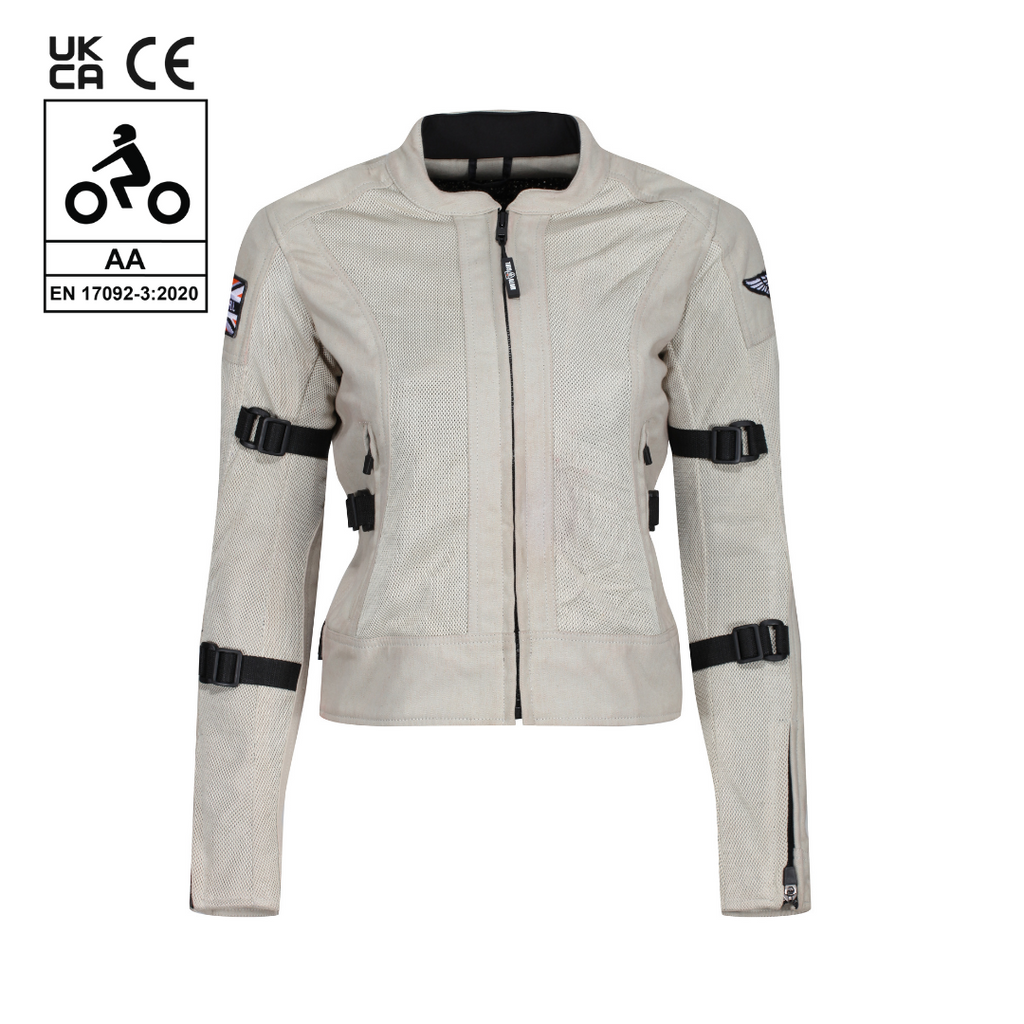 Jodie Summer Jacket (Natural) - MotoGirl Ltd