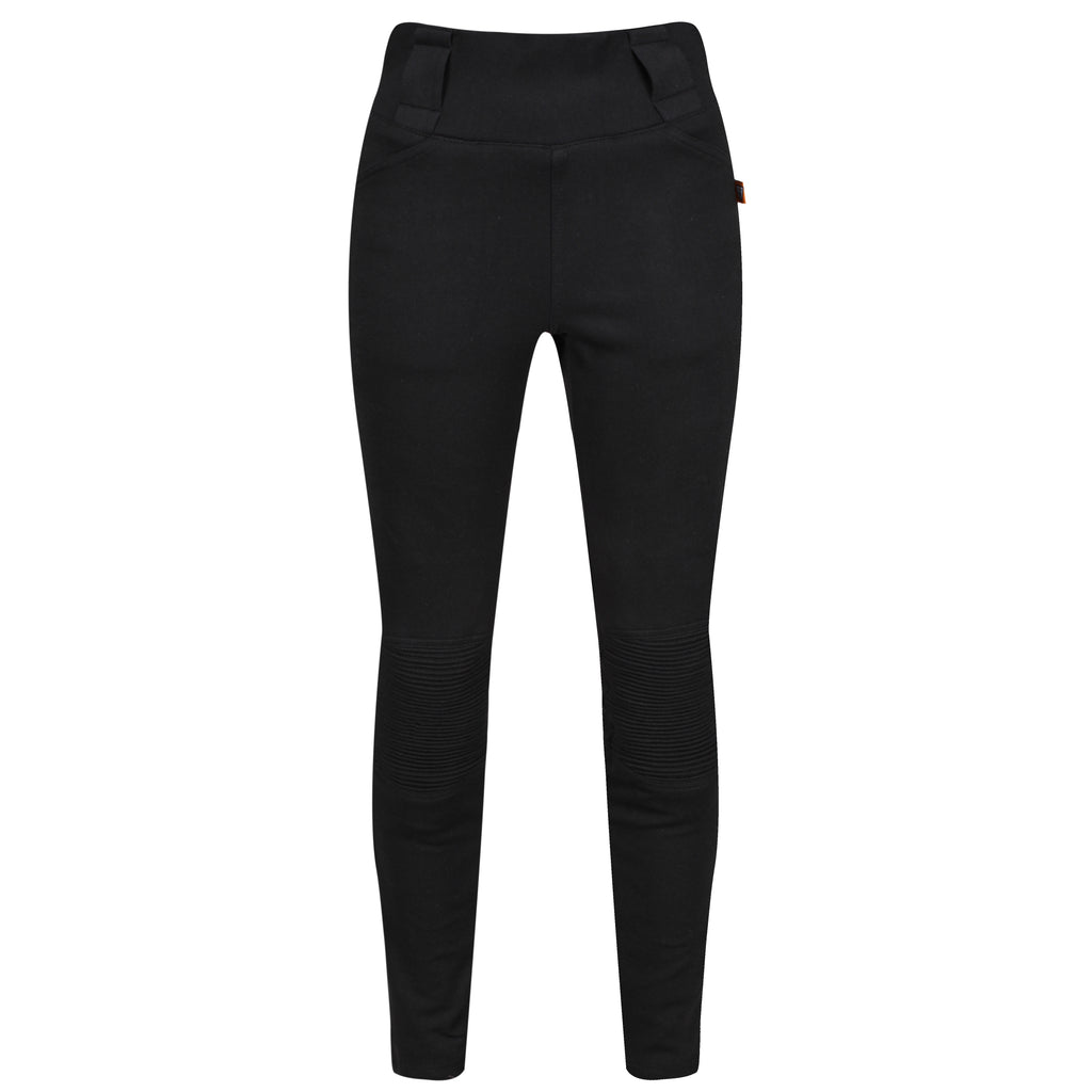 Ribbed Knee Leggings - MotoGirl Ltd
