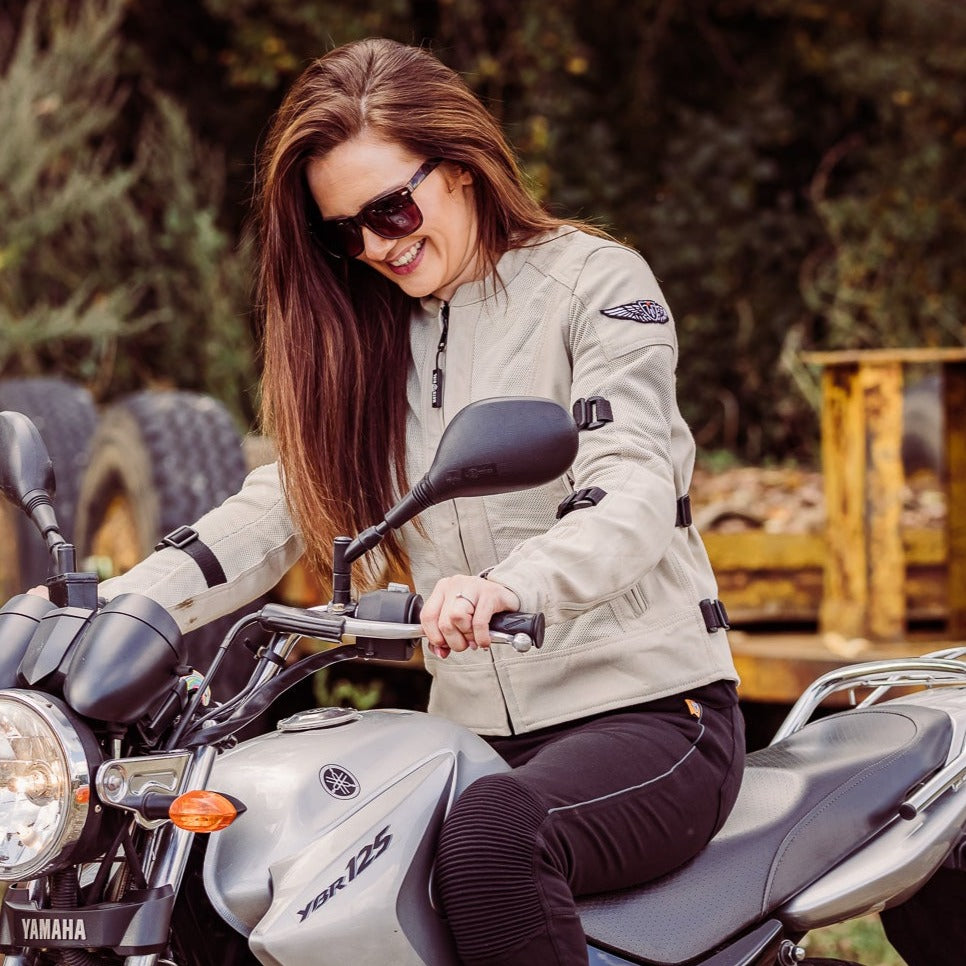 Jodie Summer Jacket (Natural) - MotoGirl Ltd