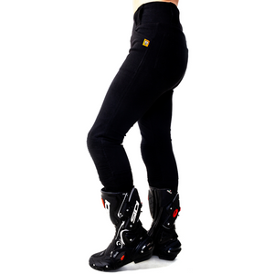 Ribbed Knee Leggings MotoGirl Ltd