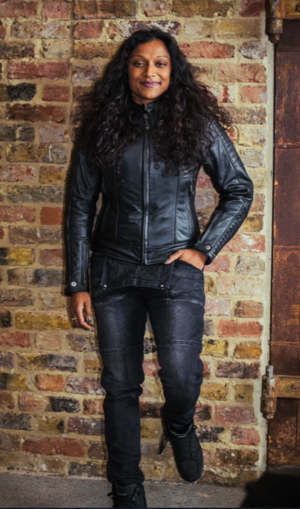 Valerie Black Leather Jacket