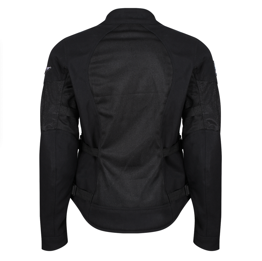 Jodie Summer Jacket (Black) - MotoGirl Ltd
